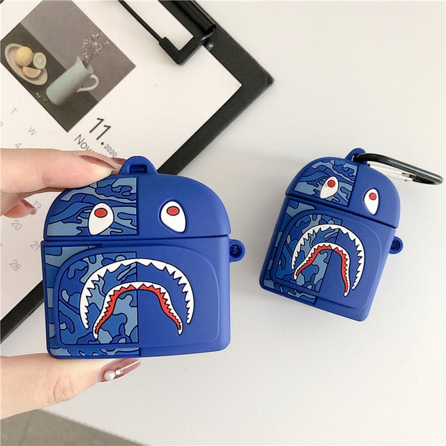 Shark Backpack AirPods Case