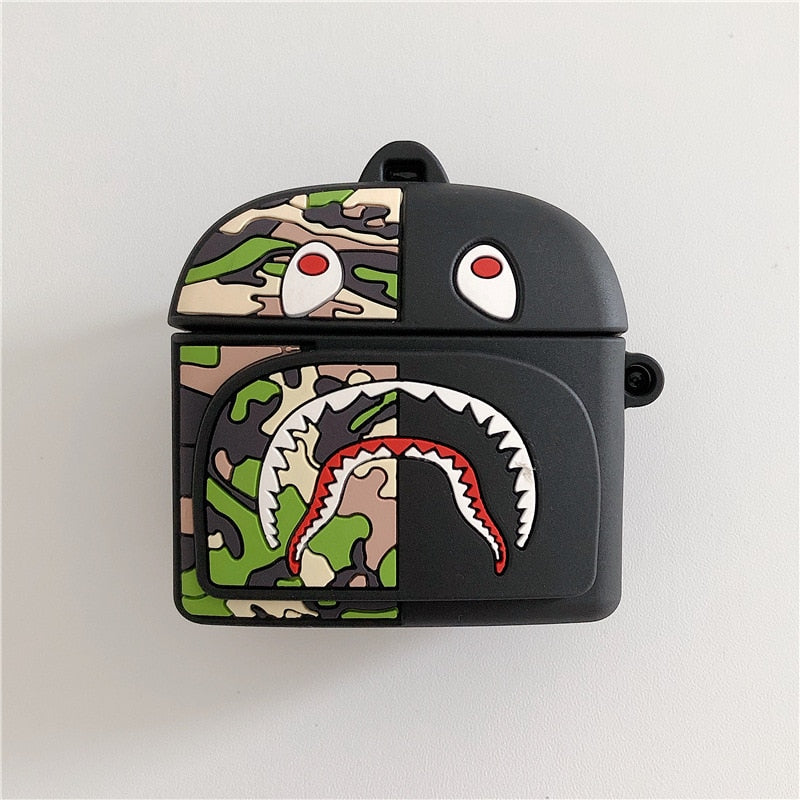 Shark Backpack AirPods Case