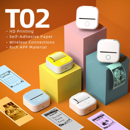 Bluetooth-Compatible Mini Printer