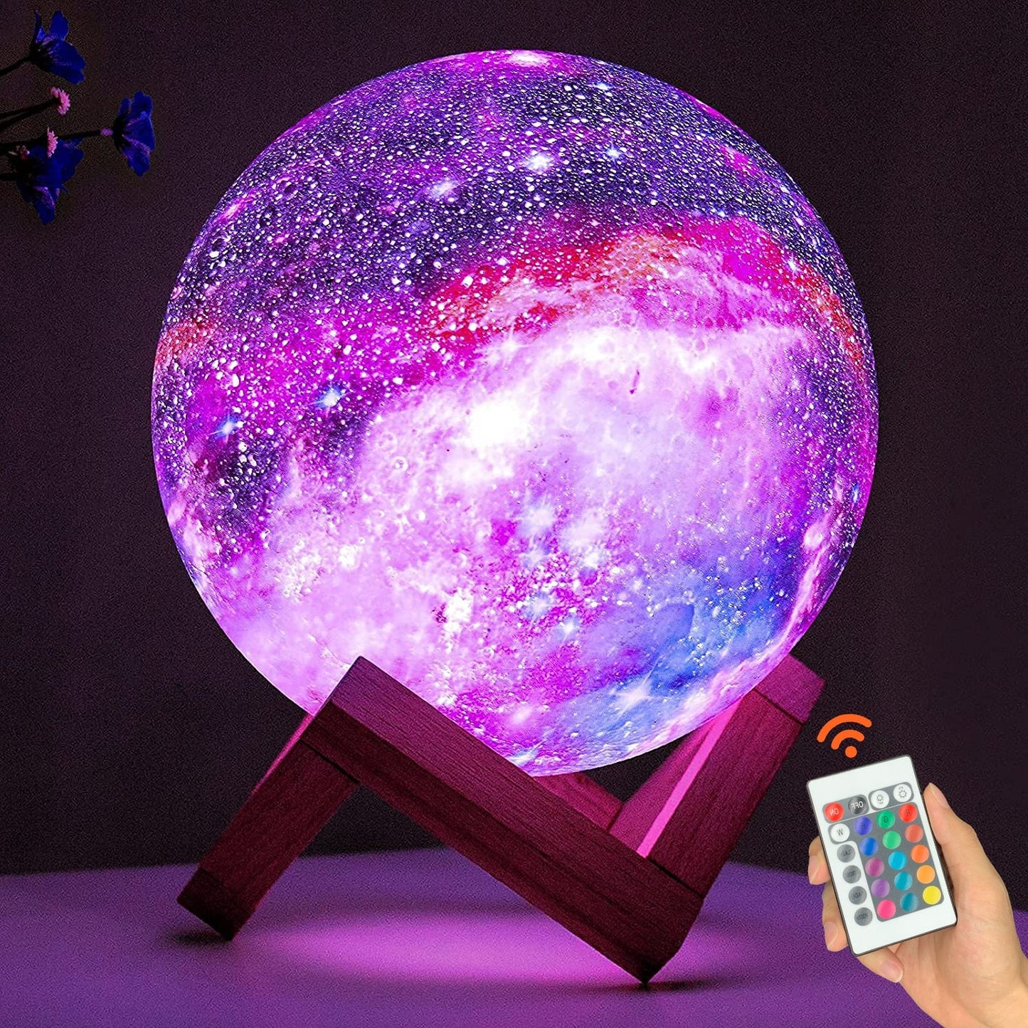 Galaxy Moon Lamp